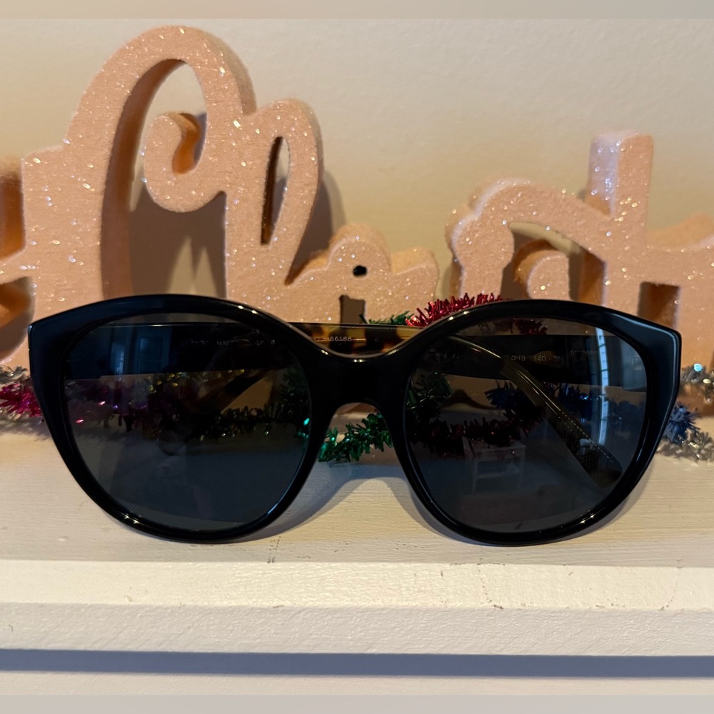 Burberry Black Belt Buckle Cat-Eye Sunglasses